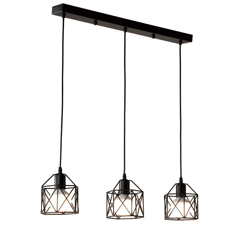 American Country Style Iron Pendant Light