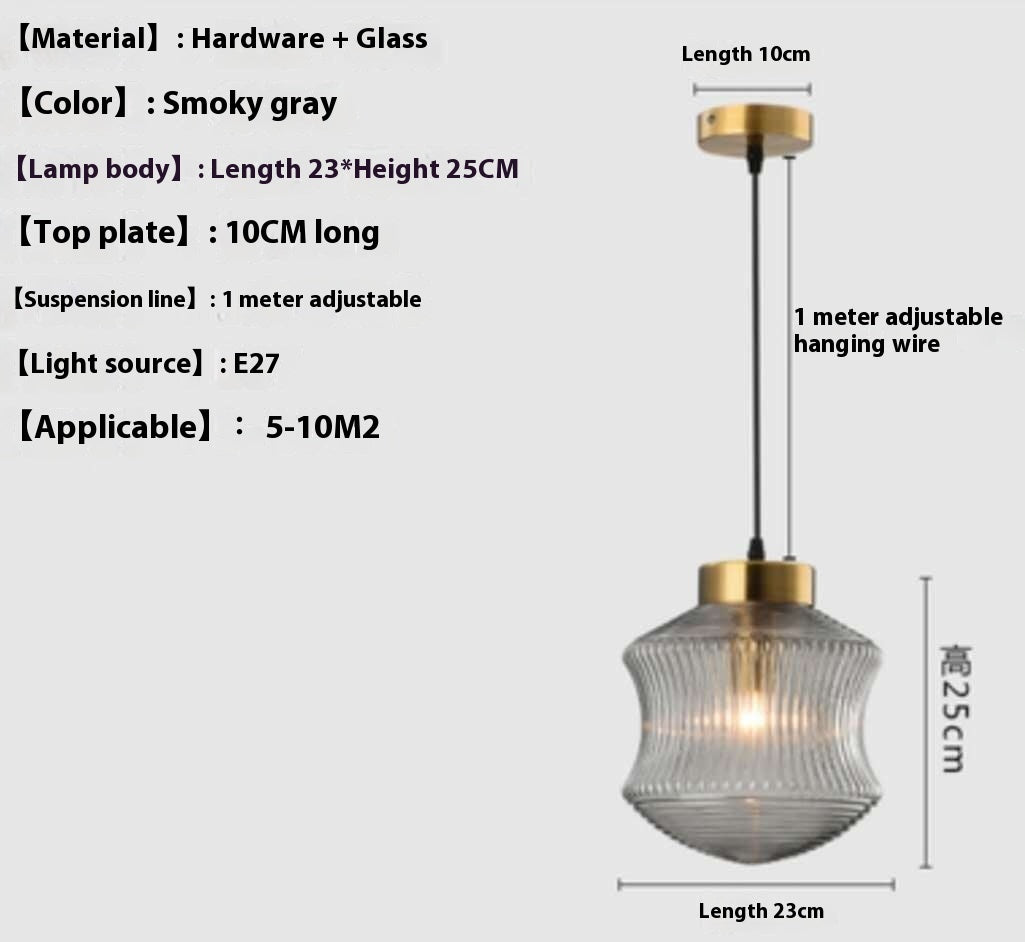 Candelabro Minimalista Moderno de Cristal Nórdico