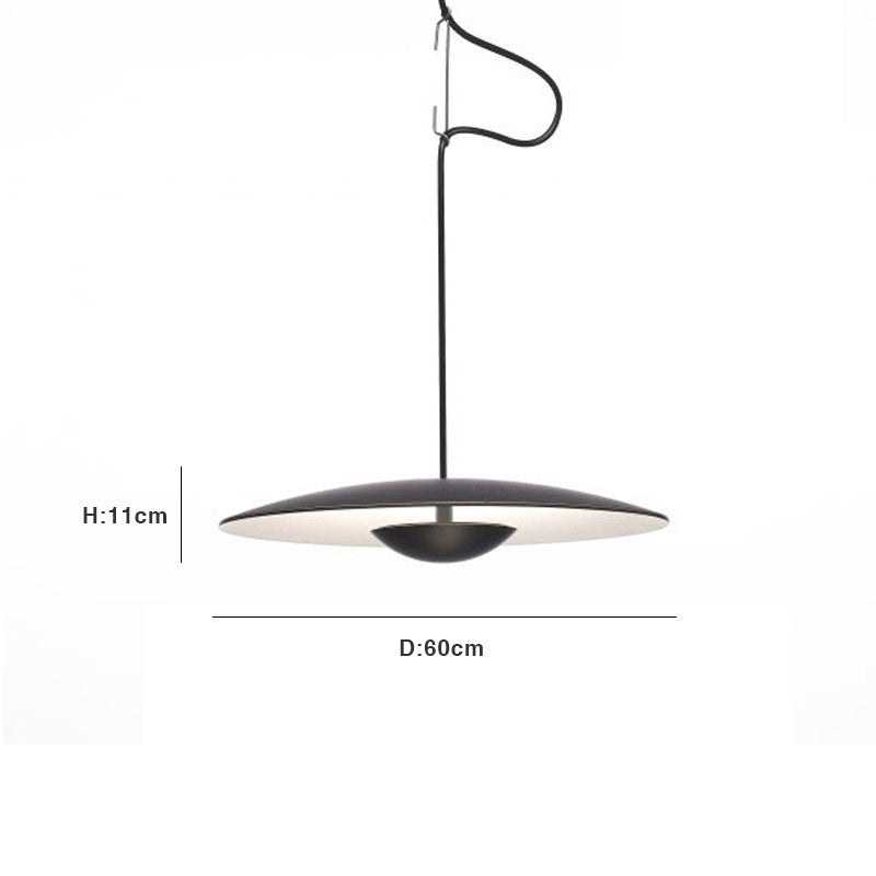 Lámparas de araña OVNI de diseño nórdico simple y creativo para sala de estar y muestras de restaurante
