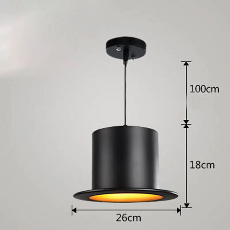 Industrial Black Aluminum Pendant Light for Dining