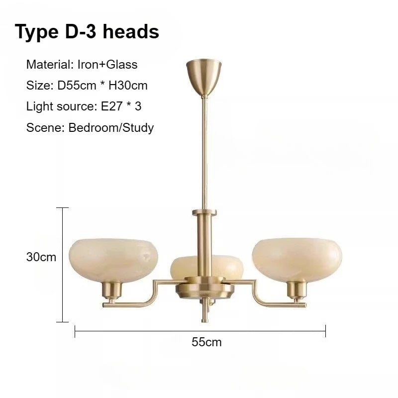 Modern Bauhaus Chrome Chandelier - Nordic Design