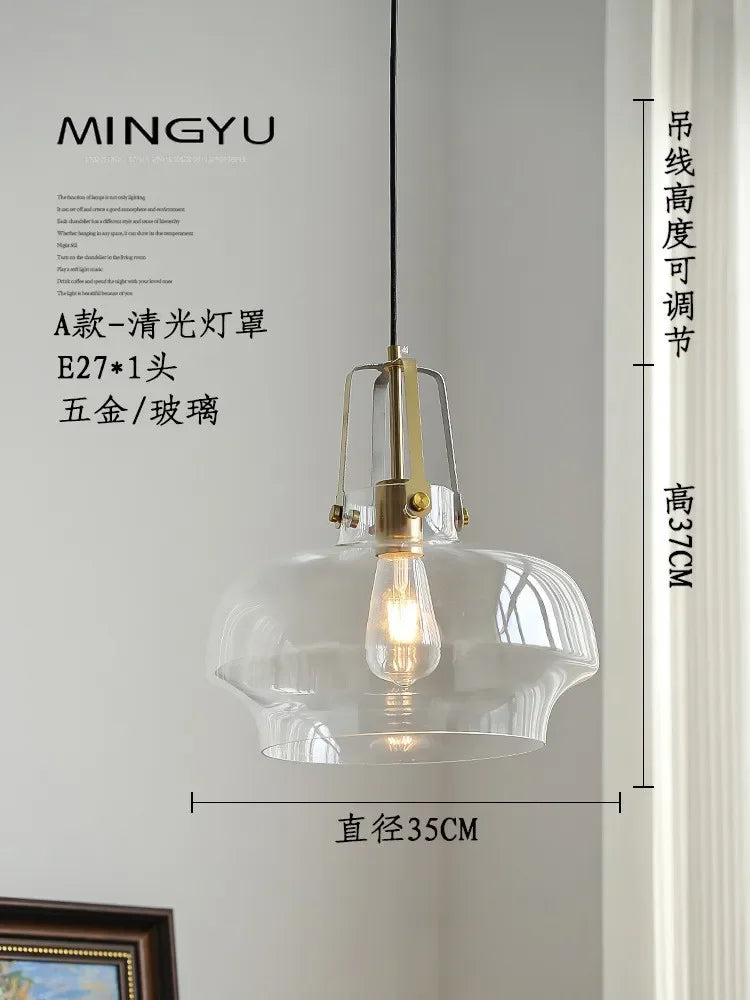 Nordic Glass Pendant Light for Dining Room