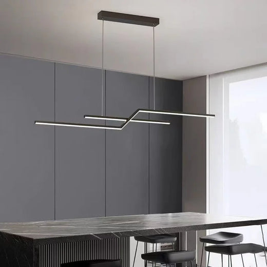 Nordic LED Pendant Light Z-Shaped Iron Dining