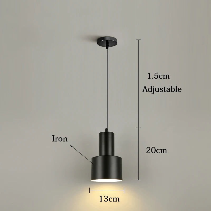 Minimalist Brass Pendant Light for Bedroom