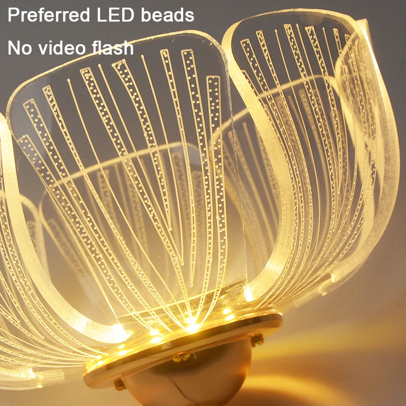 Nordic Iron Pendant Light for Bedroom Living Room