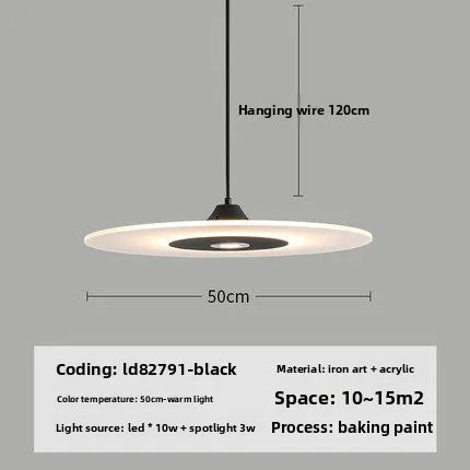 Minimalist Glass Pendant Light for Dining Room