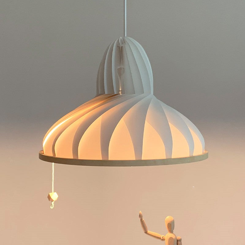 Nordic Paper Origami Pendant Light - Hand-Woven Design