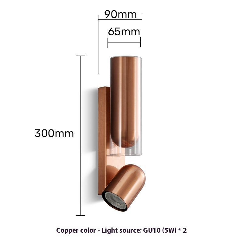 Nordic Iron Rotating Wall Lamp LED Bedside