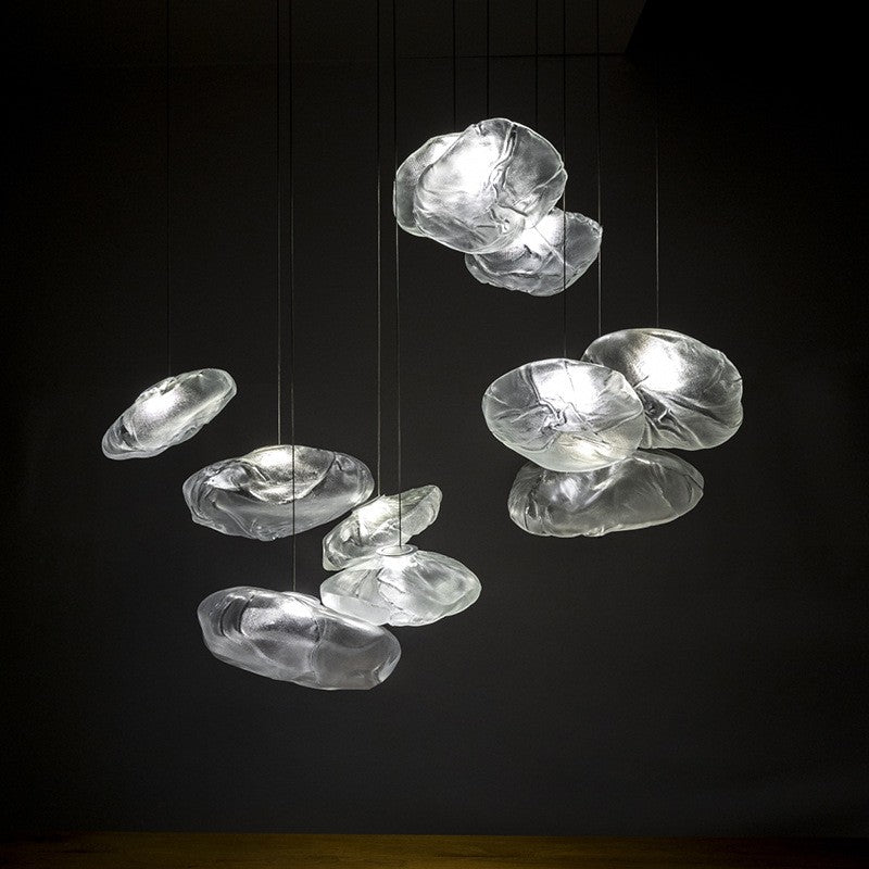 Modern Glass Pendant Chandelier Light