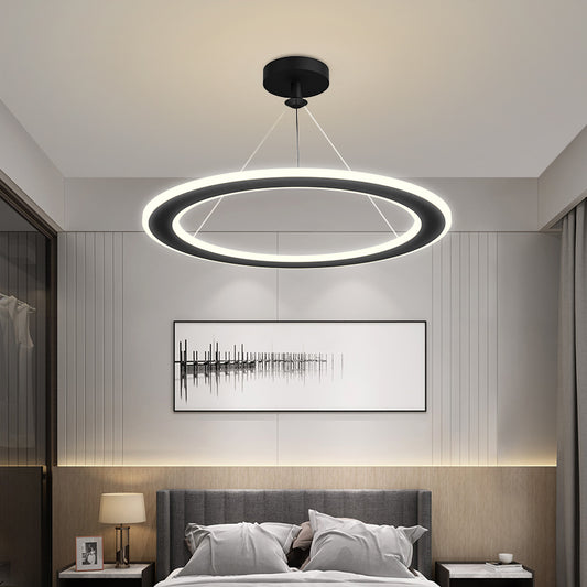 Modern Iron Circular LED Ceiling Chandelier