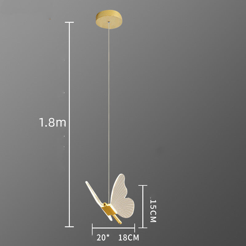 Modern Butterfly Acrylic Pendant Chandelier Lamp