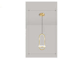 Modern LED Aluminum Ceiling Light Bedroom Pendant