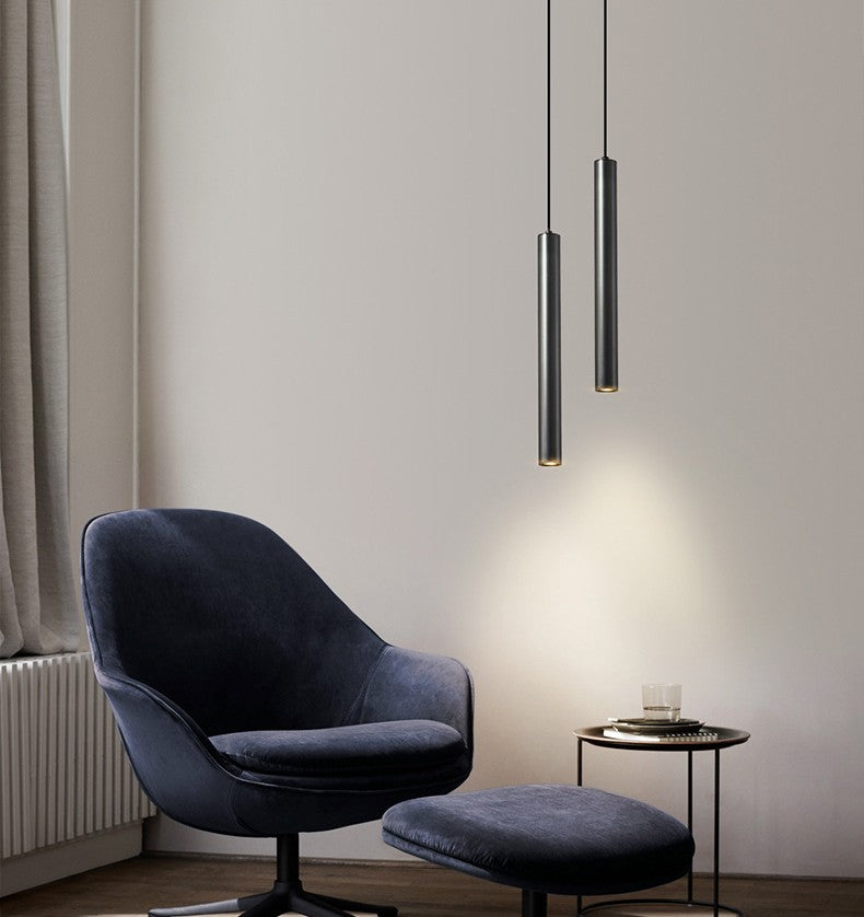Modern Copper Pendant Light Bedroom Chandelier