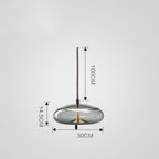 Nordic Glass Pendant Chandelier Single Head