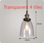 Nordic Industrial Glass Pendant Chandelier