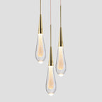 Lámpara Colgante de Cristal Moderna - Ajustable