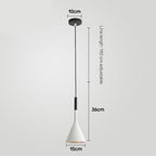 Minimalist Iron & Aluminum Single Head Pendant Light