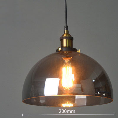 Lámpara de araña nórdica retro minimalista de cristal para comedor