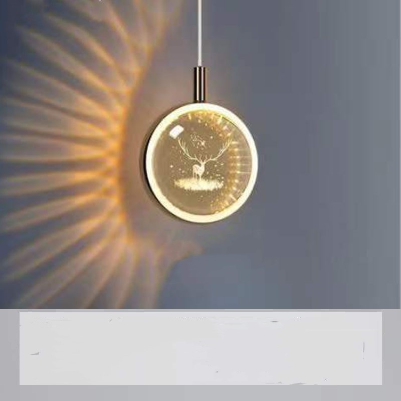 Nordic Art Single Head Pendant Light, Aluminum Alloy
