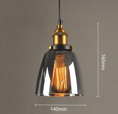 Lámpara de araña nórdica retro minimalista de cristal para comedor