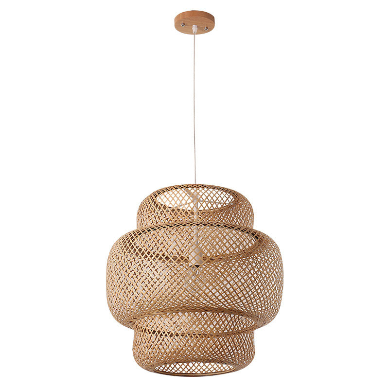 Nordic Bamboo Weaving Pendant Light