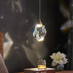 Copper Crystal 3-Head Modern Pendant Light