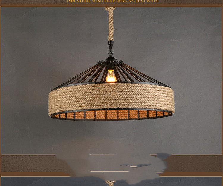 Rustic Crystal Wrought Iron Pendant Light