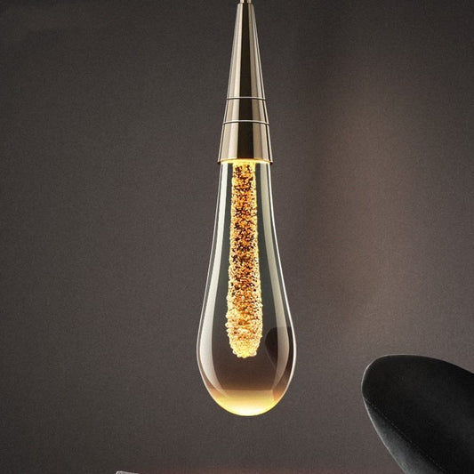 Modern Crystal Pendant Light - Adjustable