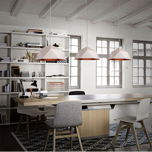 Colorful Geometric Iron Pendant Light