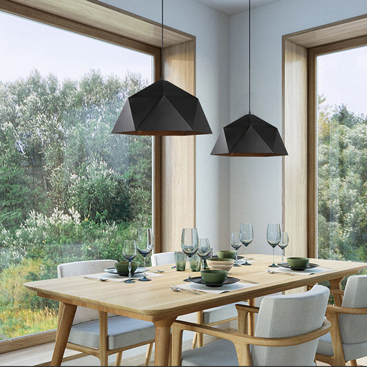 Colorful Geometric Iron Pendant Light