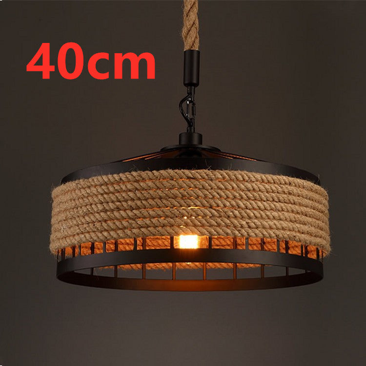 Rustic Crystal Wrought Iron Pendant Light