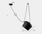 Lámpara de araña moderna LED de caja, luz colgante minimalista
