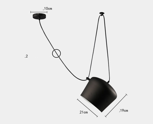 Modern LED Snare Chandelier Minimal Hanging Light