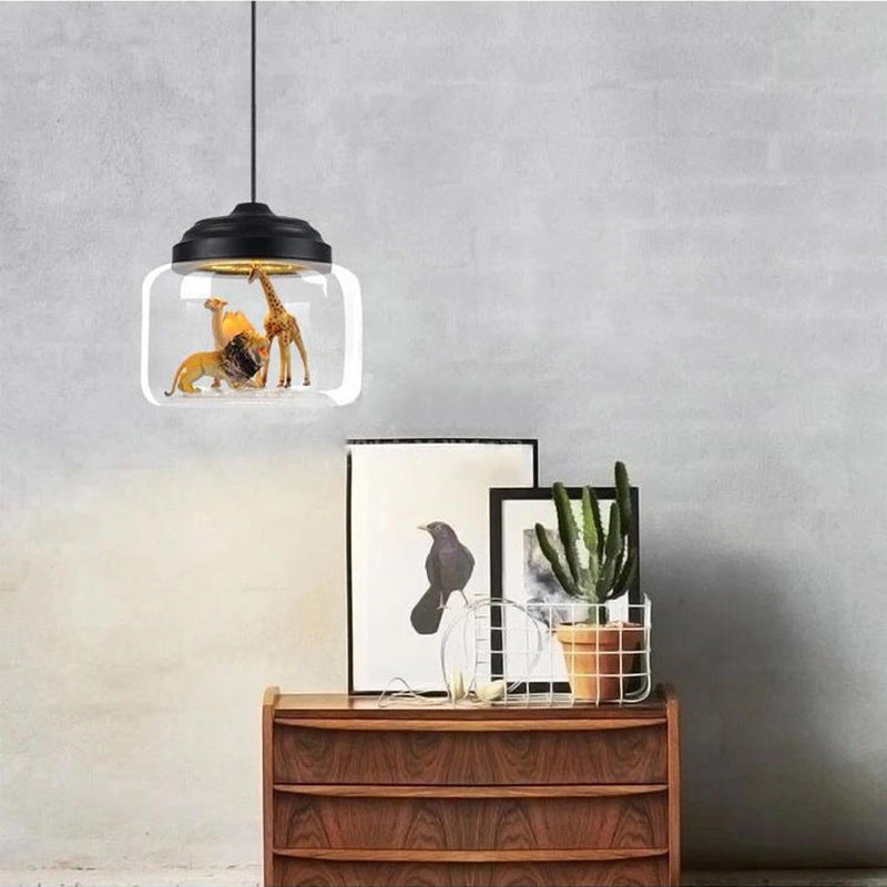 Lámpara Colgante de Cristal Moderna para Habitación Infantil