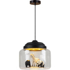 Lámpara Colgante de Cristal Moderna para Habitación Infantil