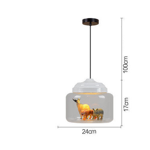 Lámpara Colgante de Cristal Moderna para Habitación Infantil