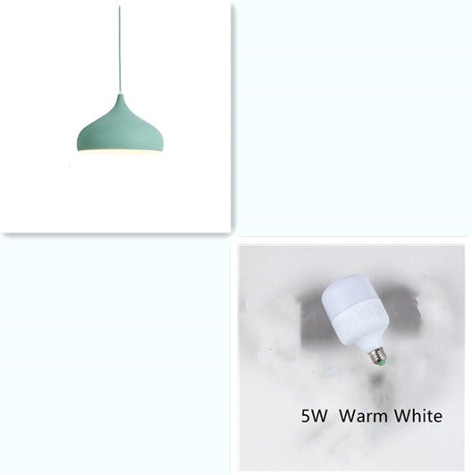 Lámpara colgante LED moderna de aluminio