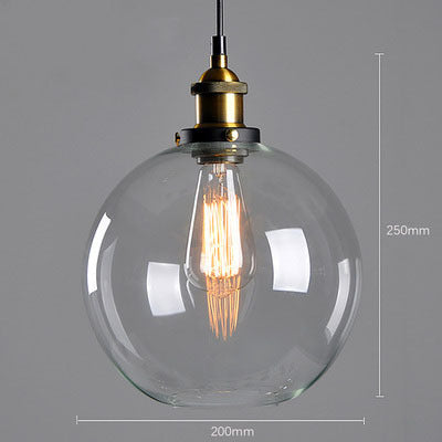 Lámpara de araña nórdica retro minimalista de cristal para comedor