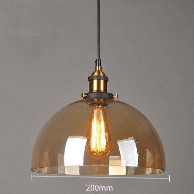 Lámpara de araña nórdica retro minimalista de cristal para comedor