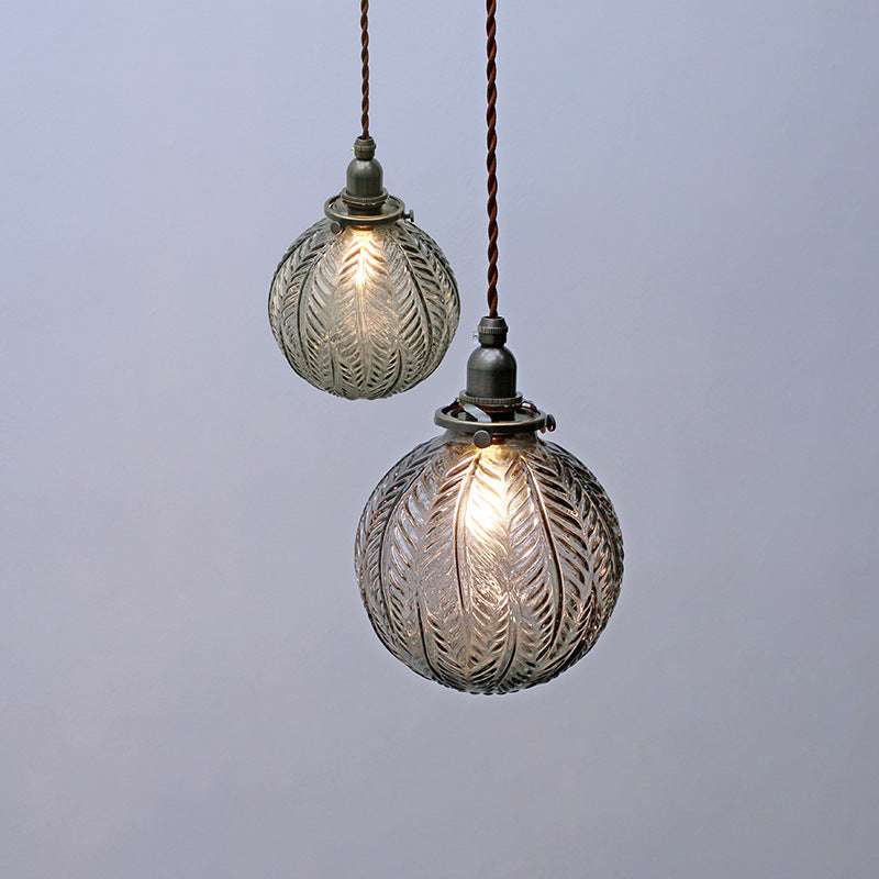 Crystal Glass Vintage Pendant Light - Nordic Droplight