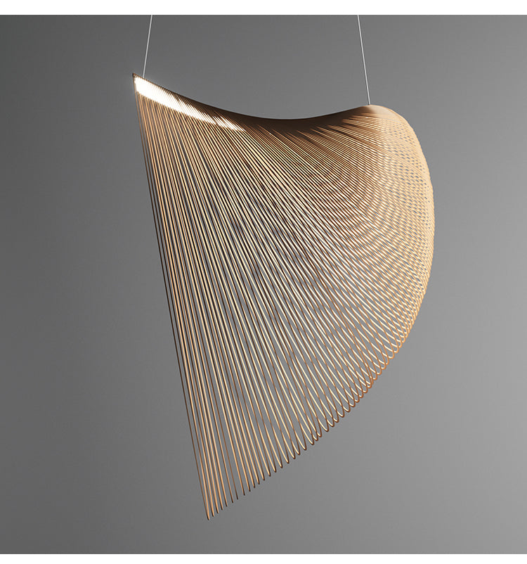 Wood Nordic Pendant Chandelier Lamp