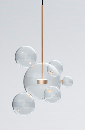 Araña de cristal LED Mickey Burbuja de Jabón para Sala de Estar Dormitorio Comedor