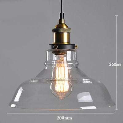 Lámpara de araña nórdica retro minimalista de cristal para comedor