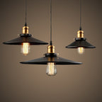 Vintage Iron Art Pendant Chandelier