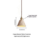 Modern Stone Pendant Chandelier LED