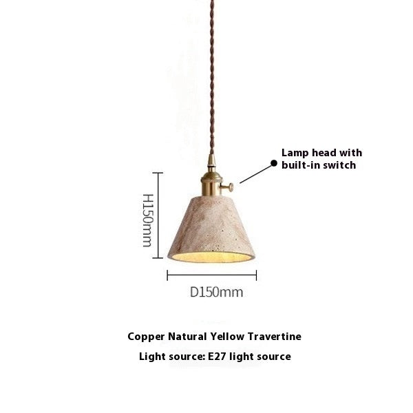 Modern Stone Pendant Chandelier LED