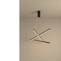 Modern Glass Pendant Chandelier with Remote Control