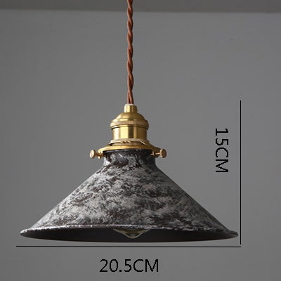 Cafe Pendant Lamp Copper & Iron Design