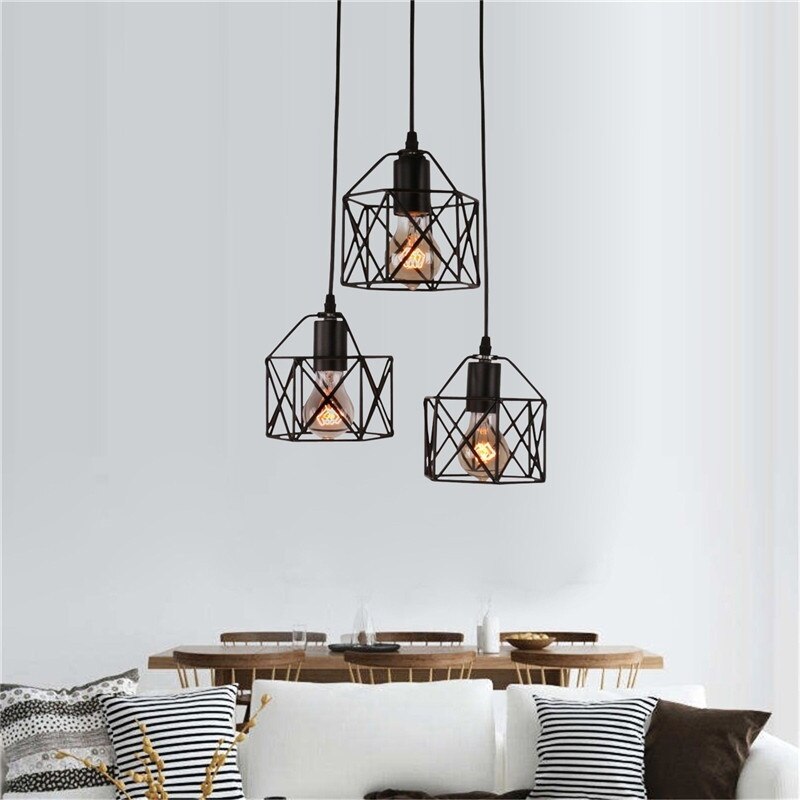American Country Style Iron Pendant Light
