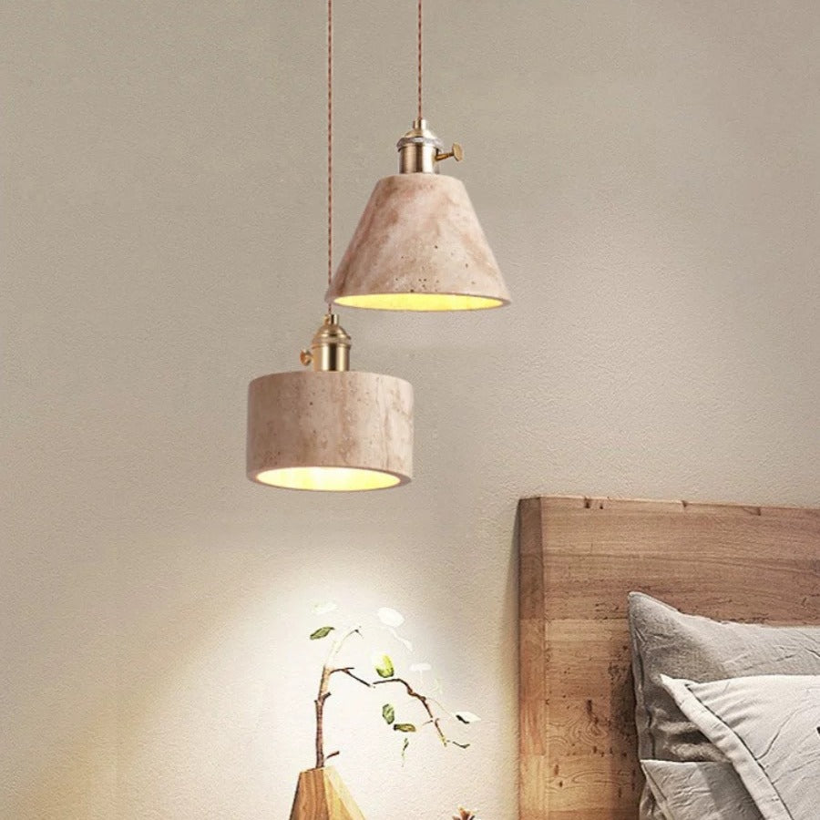 Modern Stone Pendant Chandelier LED